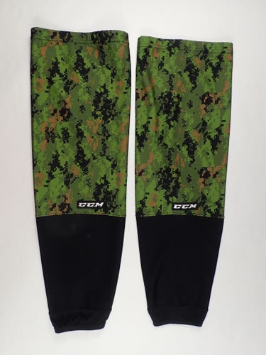RARE CCM Pro Stock Military Digital Camo Hockey Socks