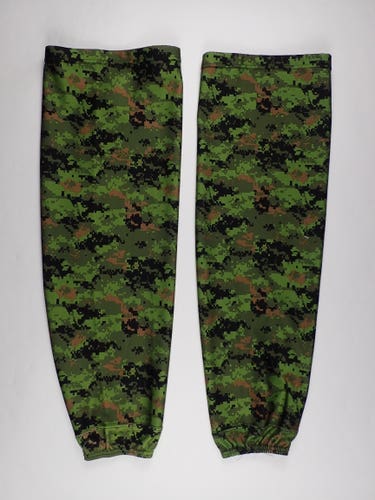 RARE CCM Pro Stock Military Digital Camo Hockey Socks