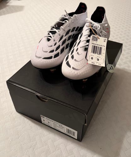 Men's Size M 8.0 (W 9.0) Adidas Predator Elite SG Cleats (New)