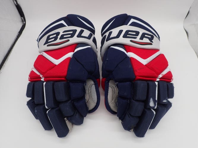Bauer Vapor 1X  Pro Stock Washington Capitals NHL Player Gloves 14"