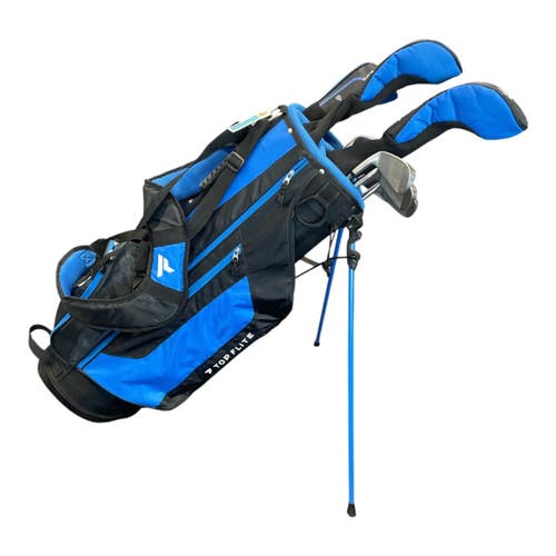 Used Top Flite TI-MATRIX Mens Package Set RH Black 9 Piece 11735-S000368735