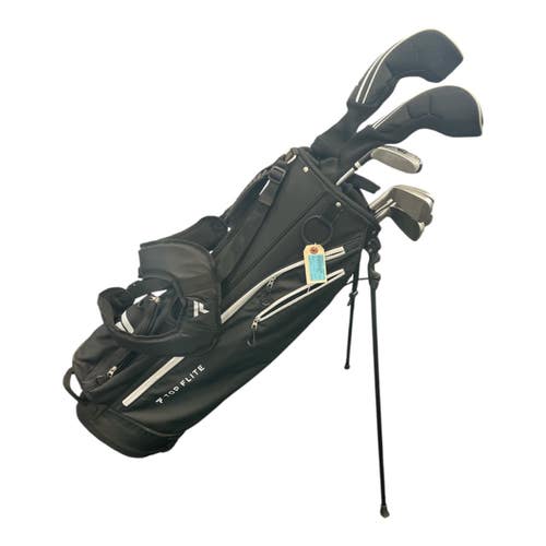 Used Top Flite TI-MATRIX Mens Package Set RH Black 9 Piece 11735-S000368734