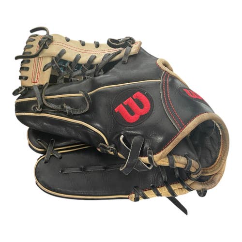 Used Wilson A2000 1789 BB/SB Glove LH Throw Black 11 1/2" 11735-S000363315