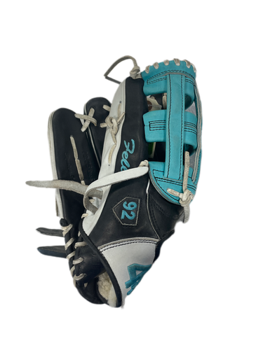Used 44 PRO BB/SB Glove LH Throw Black And Sky Blue 12 3/4" 11735-S000350007