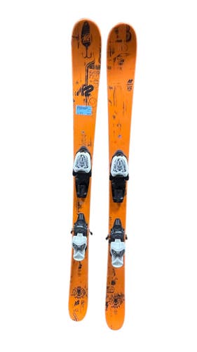 Used K2 JUVY Boys DH Ski/Binding Orange 129 cm 11735-S000357373
