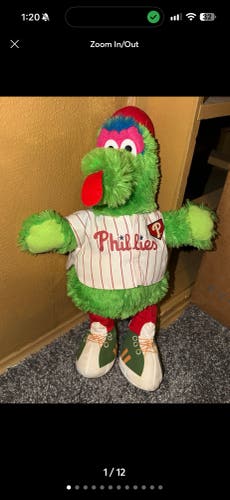 MLB Baseball Philadelphia Phillies Philly Phanatic Mascot Plush Plushie Vintage.