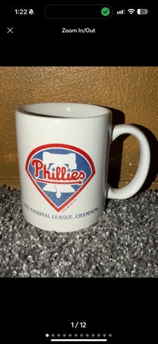 Hunter MLB Philadelphia Phillies 1993 National League Champions Baseball Mug VTG