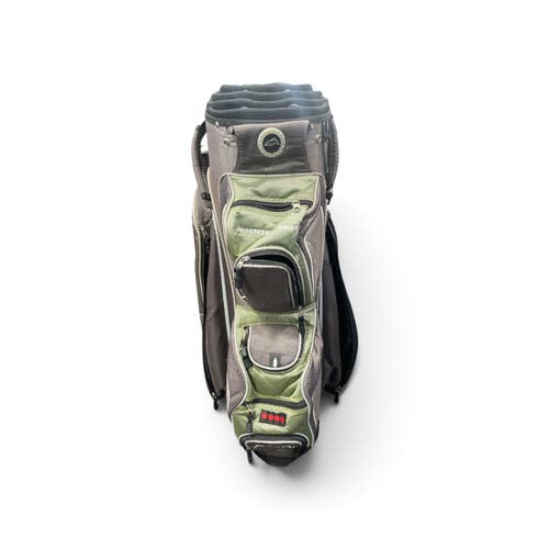 Used Acuity 13 -WAY Mens Cart Bag Green And Chrome 11735-S000366970