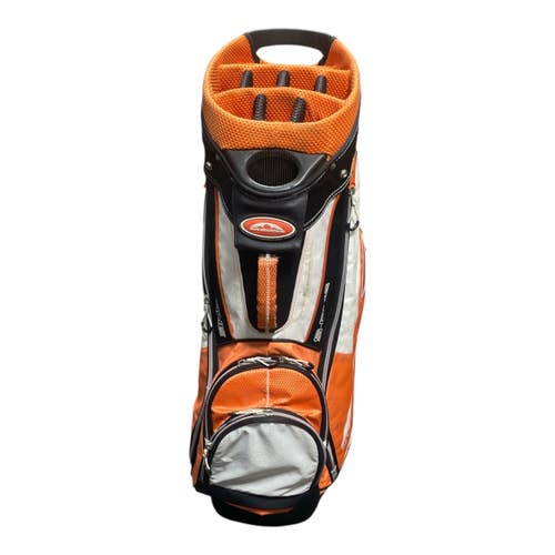 Used Sun Mountain CART BAG Mens Cart Bag Black/Orange/White 11735-S000365625