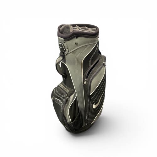 Used Nike CART BAG Mens Cart Bag Grey And Black 11735-S000366330