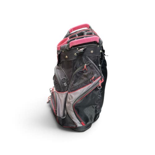 Used Bag Boy 14 WAY Mens Cart Bag Black And Wine Red 11735-S000370170