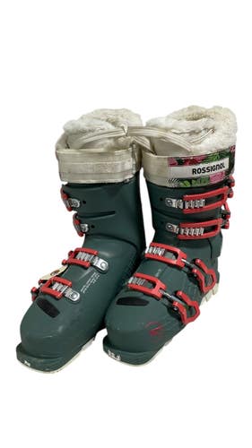 Used Rossignol ALL TRACK BOOTS - GREEN Womens Snowboard Boots Teal Senior 4.5 11735-S000356275