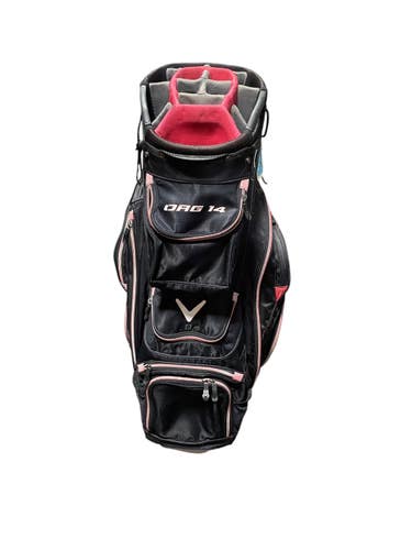 Used Callaway 14 WAY CART BAG Mens Cart Bag Red 11735-S000364037