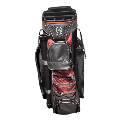 Used MG Golf CART BAG Mens Cart Bag Grey And Red 11735-S000365416