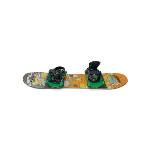Used Burton LTR90 Boys Board/Binding Charcoal And Orange 85 cm 11735-S000368181