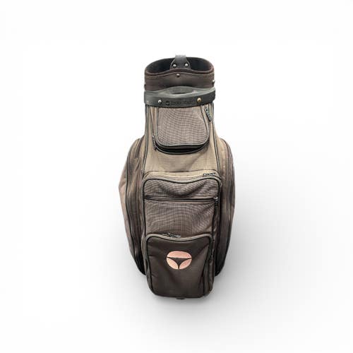 Used Taylormade CART BAG Mens Cart Bag Wine And Black 11735-S000357787