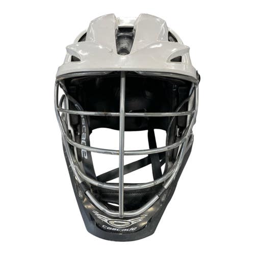 Used Cascade R HELMET Lacrosse Helmet White LG 11735-S000366102