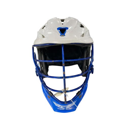 Used Cascade R Lacrosse Helmet Royal Blue And White One Size 11735-S000361438