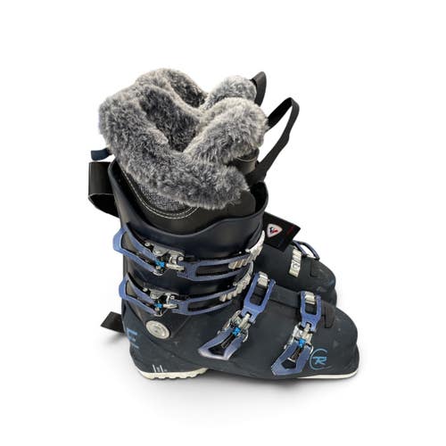 Used Rossignol PURE Mens DH Ski Boot Navy Blue 255 MP - M07.5 - W08.5 11735-S000368162