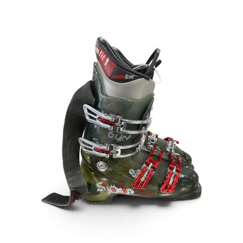 Used Salomon GUN Mens DH Ski Boot Dark Green 250 MP - M07 - W08 11735-S000368161