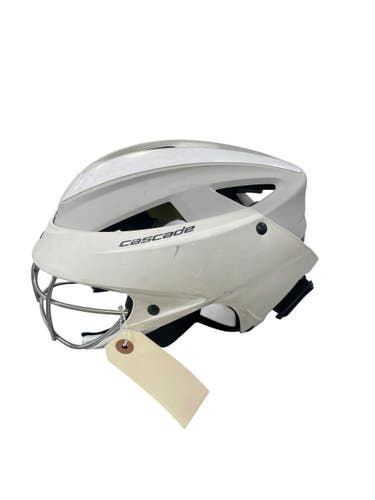 Used Cascade LX Lacrosse Helmet White MD 11735-S000362409