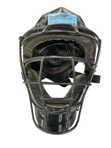 Used Rawlings CATCHERS MASK Catchers Helmet w/Mask Black MD 11735-S000357966