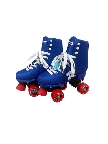 Used Roces Junior Roller Quad Skates Royal Blue Junior 02.5 11735-S000366426