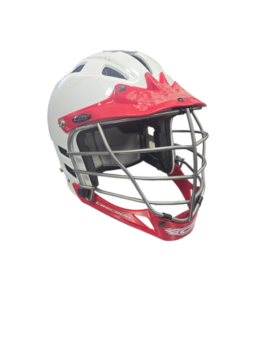 Used Cascade WHITE HELMET Lacrosse Helmet White SM 11735-S000359899