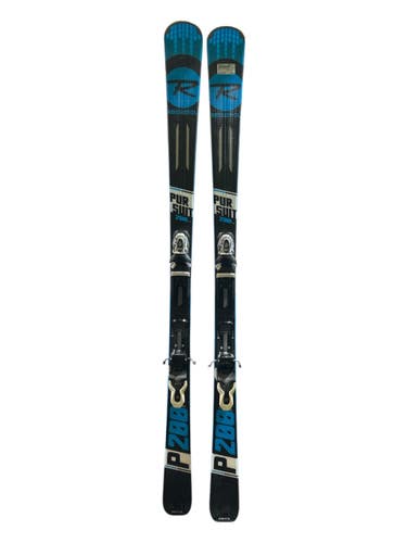 Used Rossignol P200 CARBON Mens DH Ski/Binding Black And Carolina Blue 170 cm 11873-S000246176