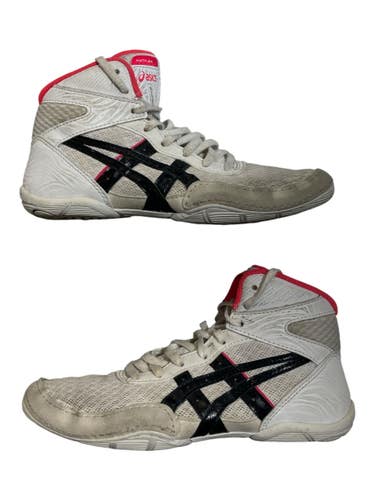 Used Asics Wrestling Shoes White Junior 02.5 11873-S000250762