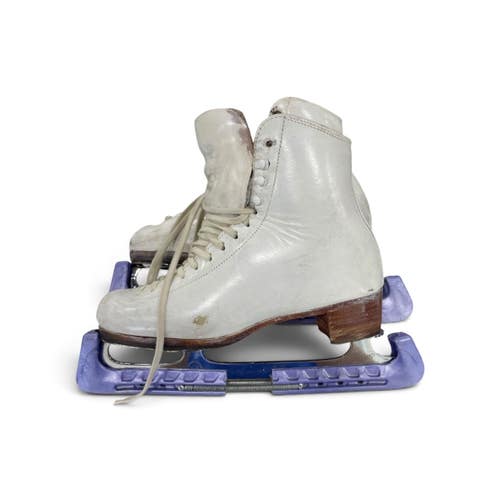 Used JOHN WILSON WomensFigure Skate White Senior 10 11735-S000369276