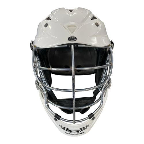 Used Cascade CPX-R Lacrosse Helmet White LG 11735-S000366549