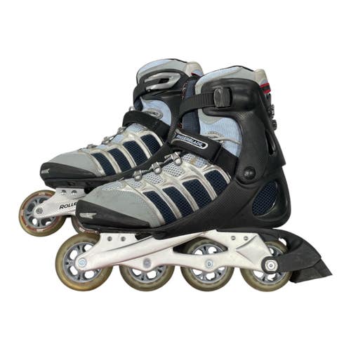Used Rollerblade EVO RX W Senior Rec Fitness Skates Black Senior 10 11735-S000365924