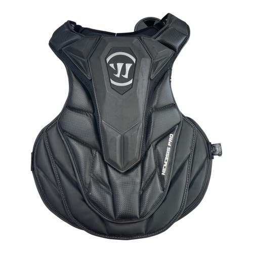 Used Warrior NEMESIS PRO Lacrosse Shoulder Pads Black MD 11735-S000365919