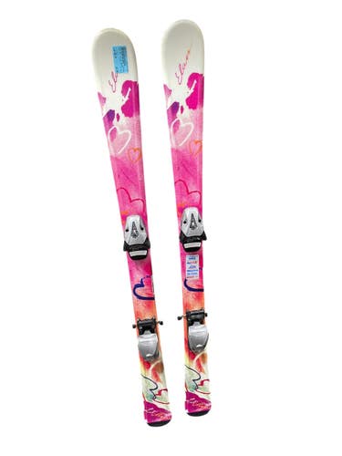 Used Elan EL 4.5 LIL MAGIC Girls DH Ski/Binding Pink 120 cm 11735-S000364704