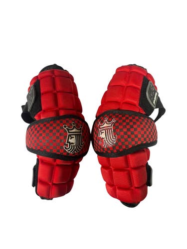 Used Brine ARM PADS Lacrosse Arm Pads/Guards Red MD 11735-S000366105