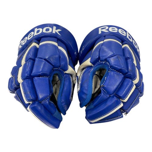 Used Reebok KFS Senior Gloves Royal Blue 15" 11735-S000366090