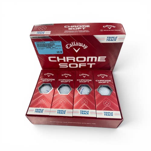 Used Callaway CHROME SOFT 12 Pack - Golf Balls 11735-S000364796