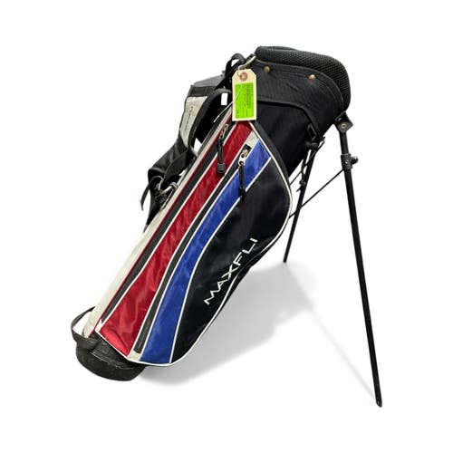 Used Maxfli JR GOLF BAG Jr Stand Bag Royal Blue And Red 11735-S000355700