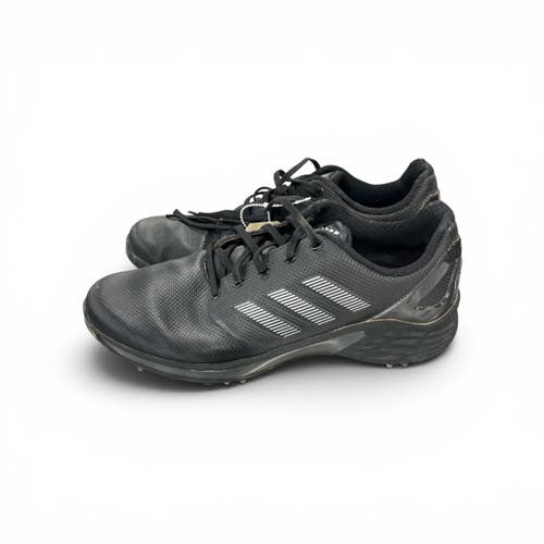 Used Adidas Mens Golf Shoes Black Senior 11.5 11735-S000366396