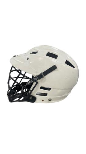 Used Cascade SPR FIT Lacrosse Helmet White MD 11735-S000360771