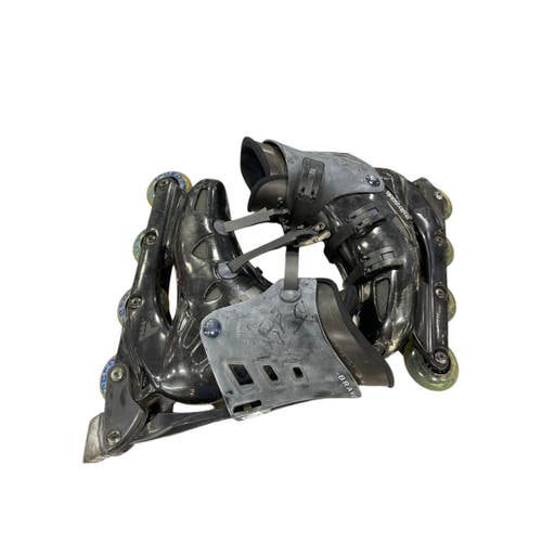 Used Rollerblade BRAVO BLADE GL Senior Rec Fitness Skates Black Senior 11 11735-S000360388