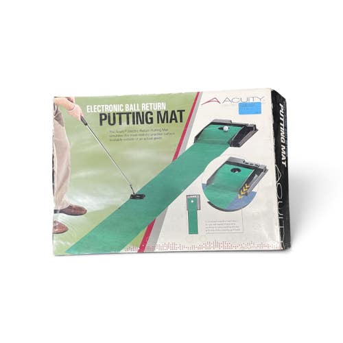 Used Acuity ELECTRONIC BALL RETURN PUTTING MAT Putting Aid 11735-S000370300
