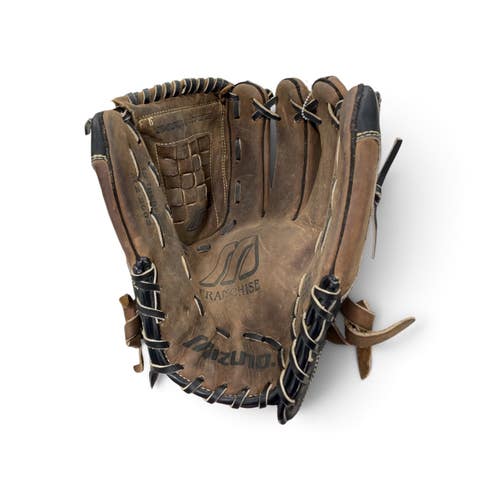 Used Mizuno MZ2002 BB/SB Glove RH Throw Brown 12" 11735-S000369830