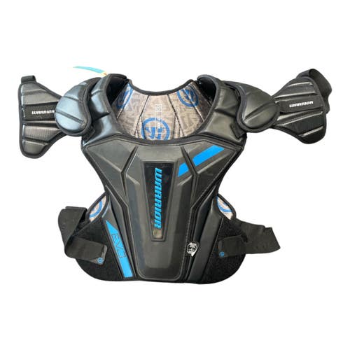 Used Warrior EVO Lacrosse Shoulder Pads Black LG 11735-S000365650