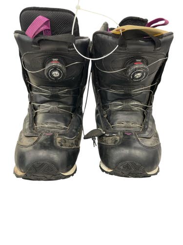 Used Roxy SNOW BOOTS Mens Snowboard Boots Grey And Black Senior 9 11735-S000358351