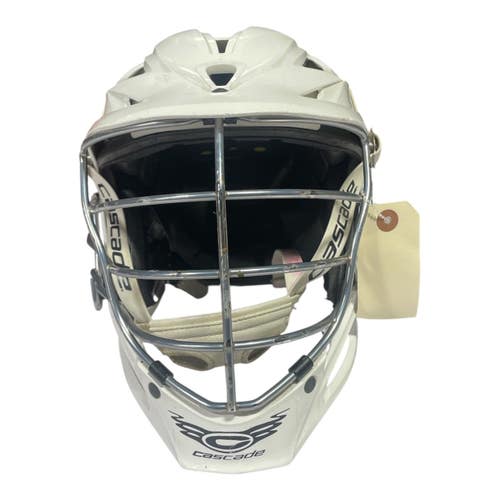 Used Cascade R HELMET Lacrosse Helmet White MD 11735-S000365249