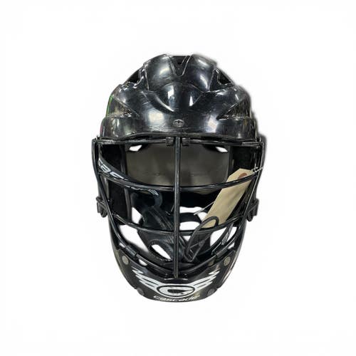 Used Cascade BLACK HELMET Lacrosse Helmet Black Fits all 11735-S000361568