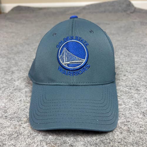 Golden State Warriors Mens Hat Small Flex Gray Blue Basketball Adidas NBA Cap