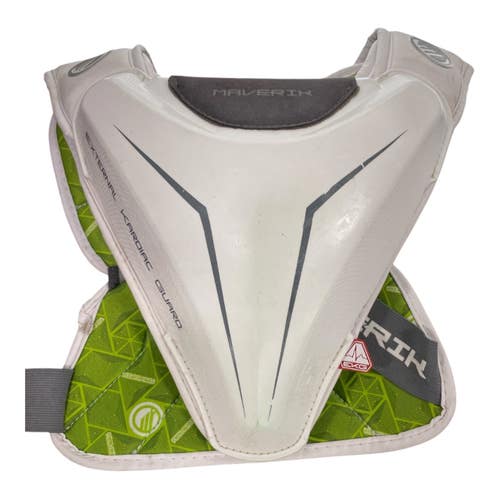 Used Maverik EKG Lacrosse Rib Pads White SM 11735-S000365112